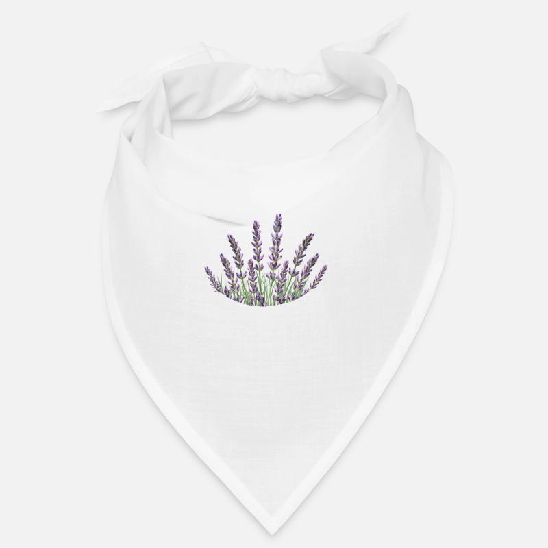 Lavender Straws Lavender Bandana