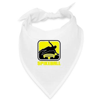 Farben änderbar | Spikeball Roundnet Fun - Bandana - Weiß - Vorne