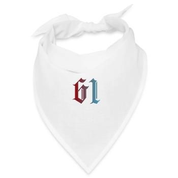 61 Trabzon Logo - Bandana - Weiß - Vorne