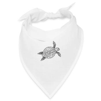Meerestiere - Bandana - Weiß - Vorne