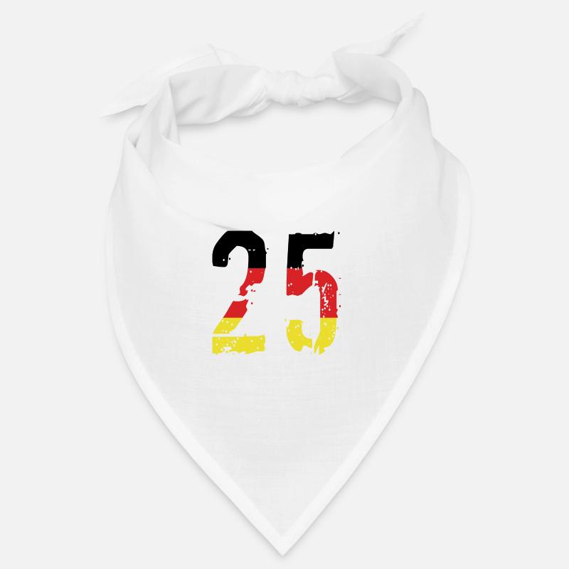 25 Number Germany Jersey Bandana