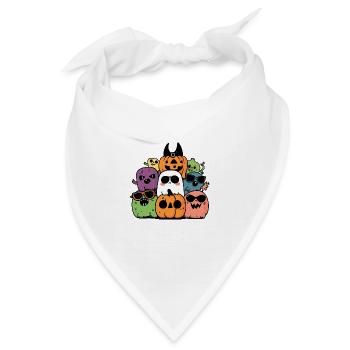 Halloween Party Figuren Cool - Bandana - Weiß - Vorne