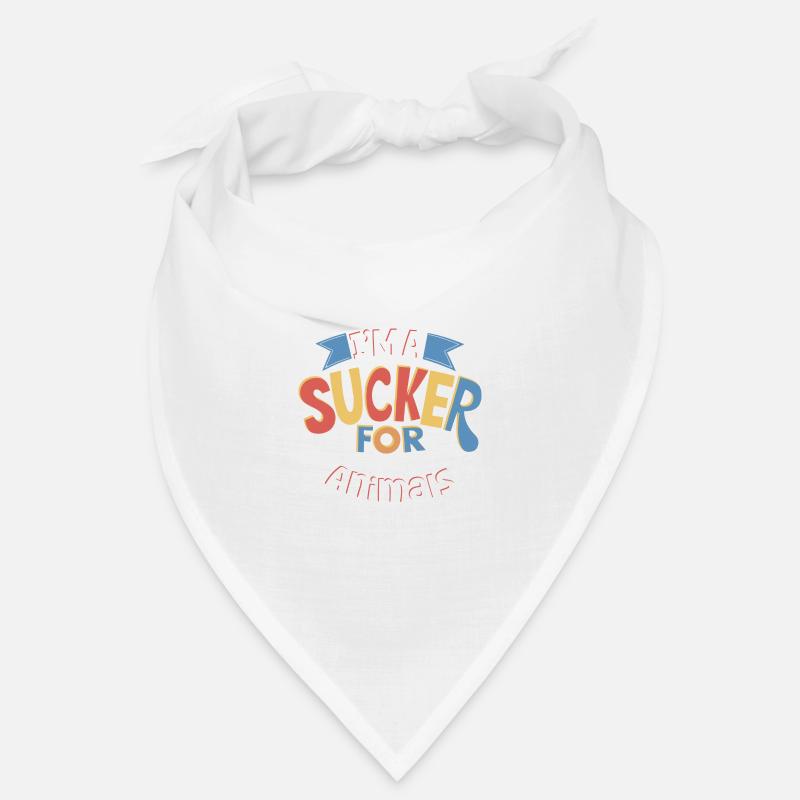 I'm A Sucker For Animals Tee Design Bandana