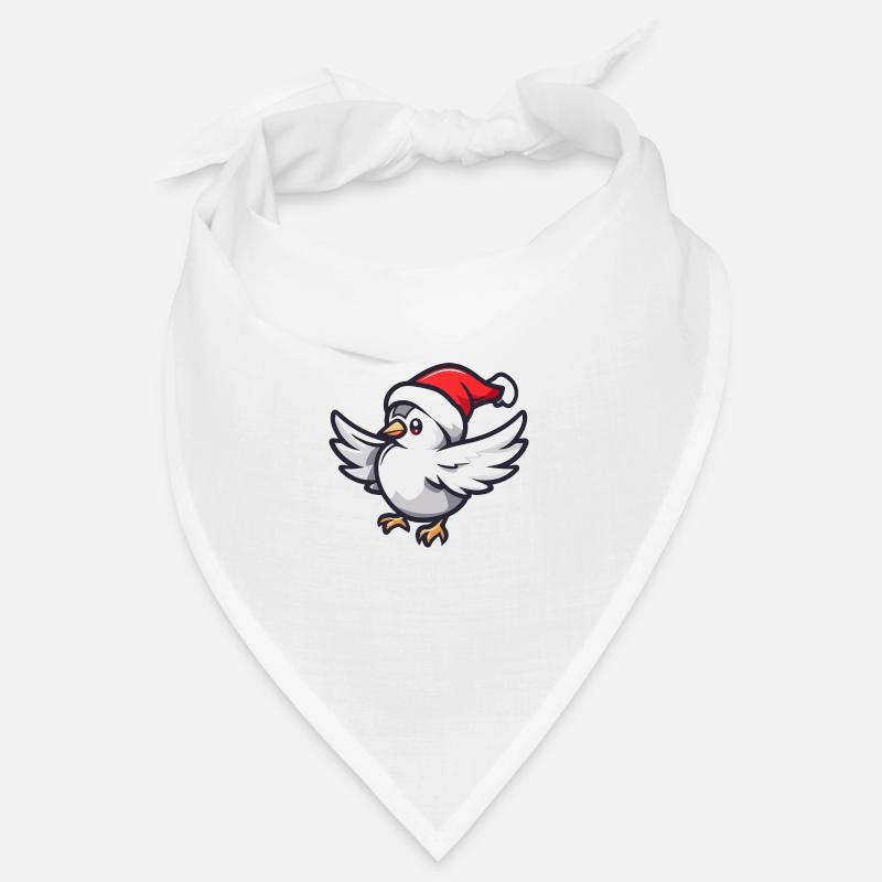 Colombe Oiseau Noël Bandana