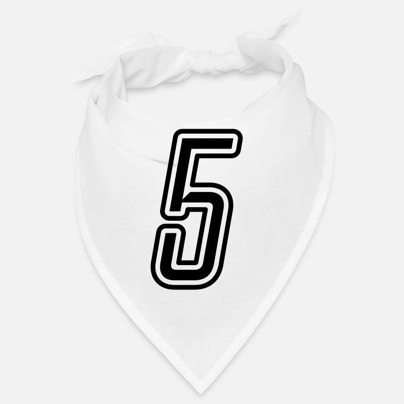 5 Numéro de numéro Bandana