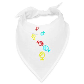 Spiegel Icon Silhouette - Bandana - Weiß - Vorne