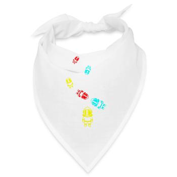 Astronaut Icon symbol - Bandana - Weiß - Vorne