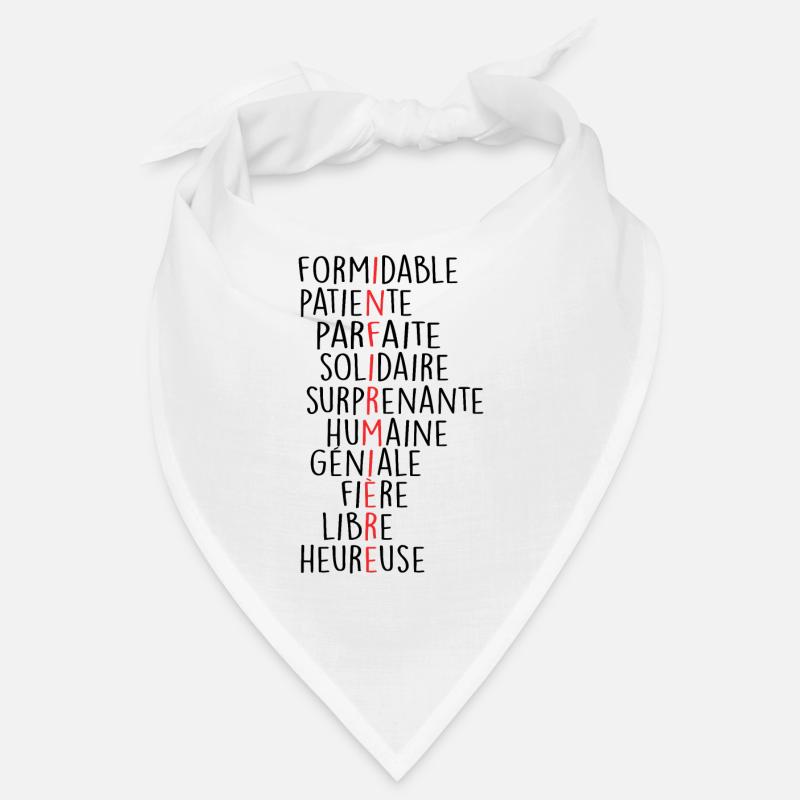 Définition infirmière - Bandana - blanc