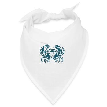 Meerestiere - Bandana - Weiß - Vorne