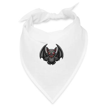 Fledermaus Halloween Blutsauger - Bandana - Weiß - Vorne