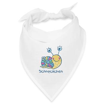 Schneckchen - Bandana - Weiß - Vorne