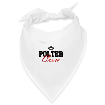 Polter Crew Verlobung Hochzeit - Bandana - Weiß - Vorne