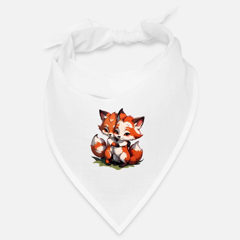 Offrez ces mignons renards en cadeau pour la Saint-Valentin Bandana