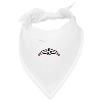 Fussball Team - Bandana - Weiß - Vorne