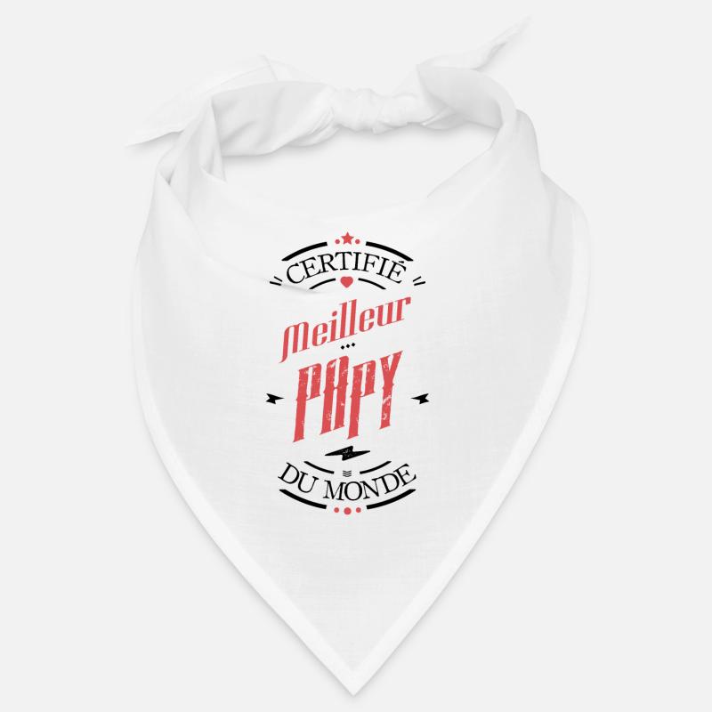 Certifie meilleur papy du monde Bandana
