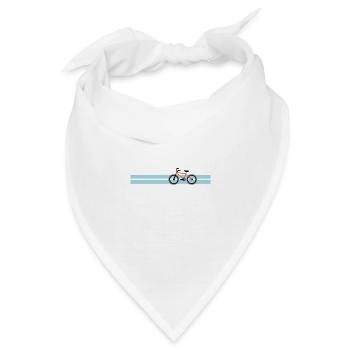 Fahrrad - Bandana - Weiß - Vorne