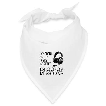 Meine sozialen Fähigkeiten habe ich in Koop-Missionen entwickelt - Bandana - Weiß - Vorne