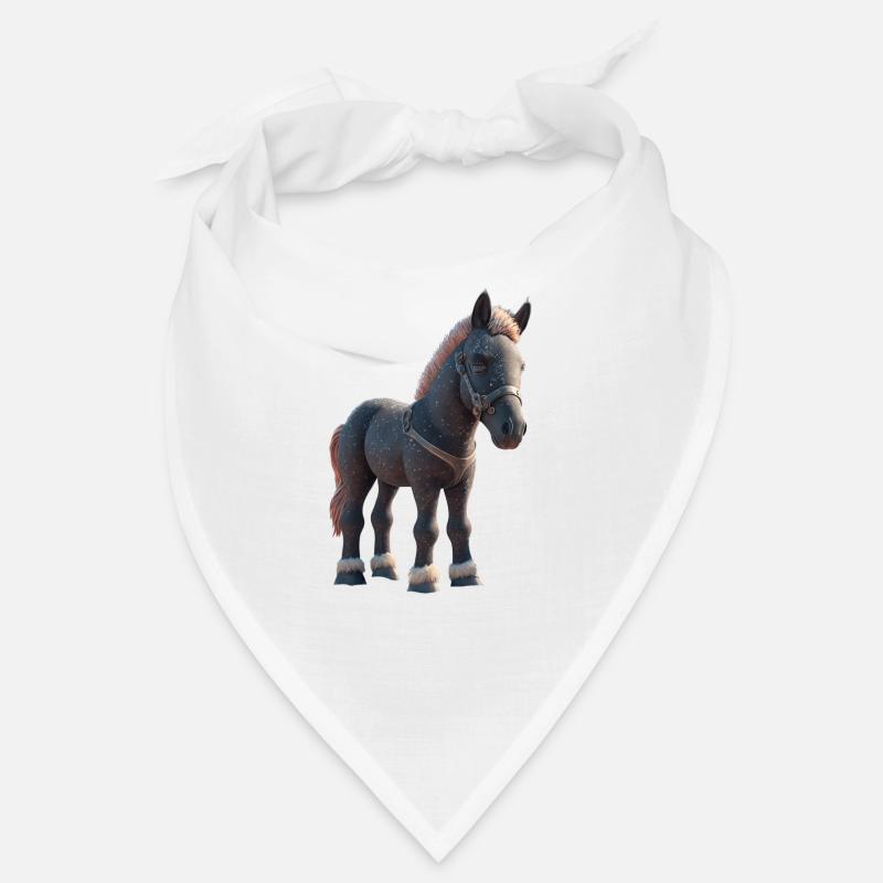 Cheval de dessin animé Bandana