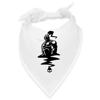 Genie of the Ink Bottle - Bandana - Weiß - Vorne