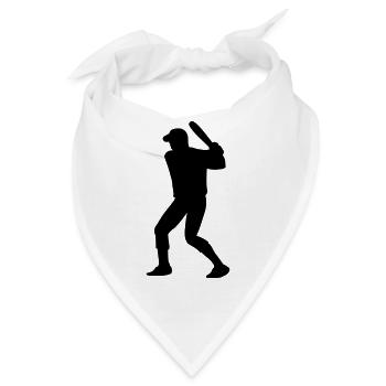 Baseball-Player - Bandana - Weiß - Vorne