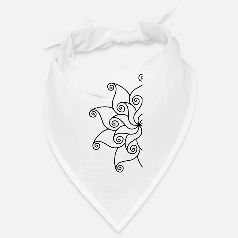Fragment de fleur de mandala Bandana