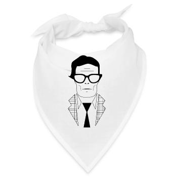Pier Paolo Pasolini - Bandana - Weiß - Vorne