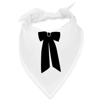 Fliege Mädchen corbata Krawatte Krawatte - Bandana - Weiß - Vorne