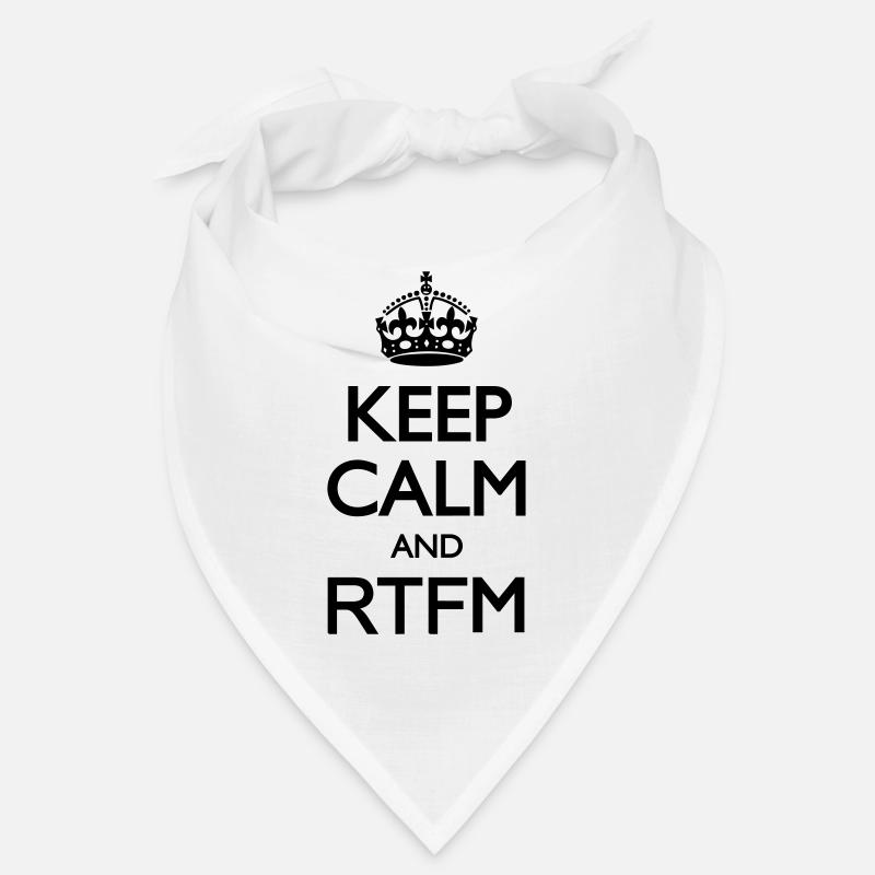Keep calm and RTFM Bandana