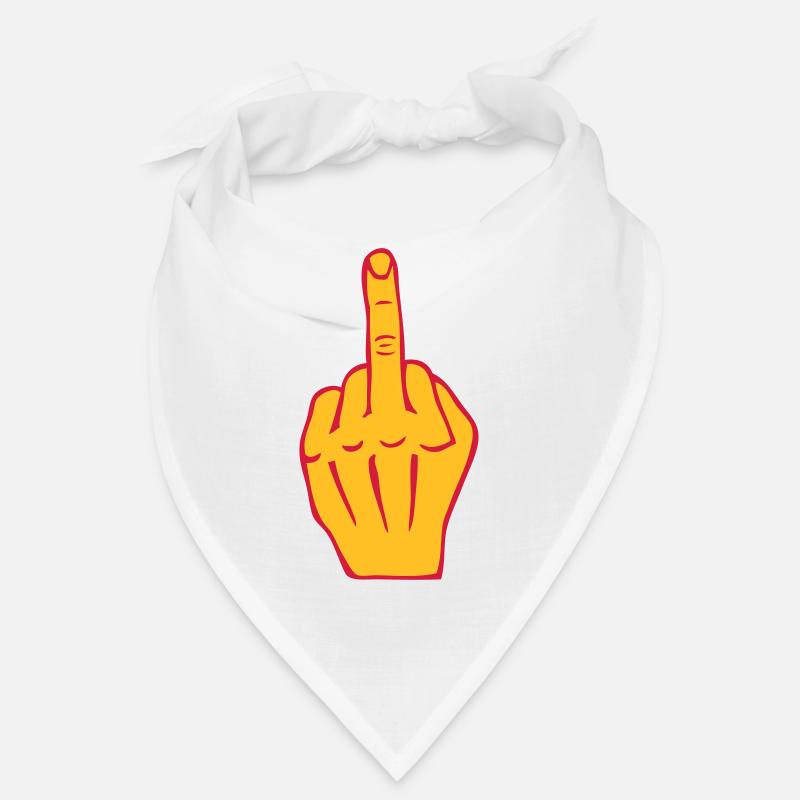 Fick Mittelfinger Beleidigung Provokation Bandana