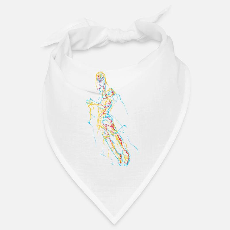 Abstract basketball player Bandana