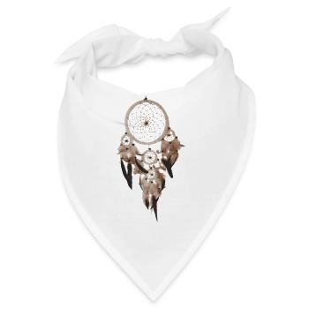Traumfänger dream catcher - Bandana - Weiß - Vorne