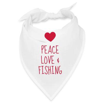 Fischerei Fischer Sport Sportler Spieler - Bandana - Weiß - Vorne