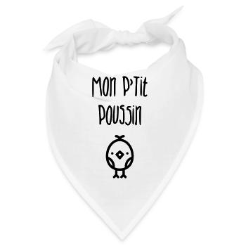 Baby / Geburt / Junge / Mädchen / Mama / Liebe - Bandana - Weiß - Vorne