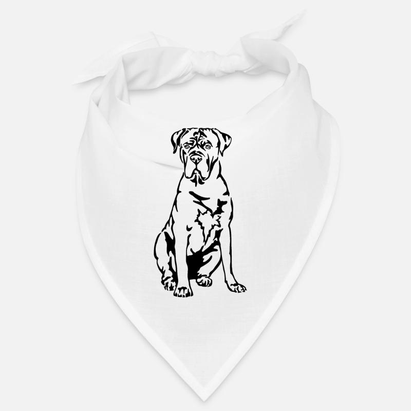 Cane Corso Italiano - Bandana - blanc