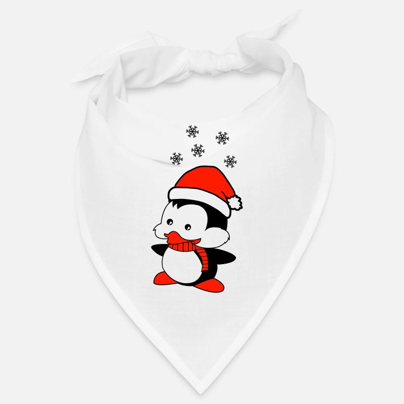 pingouin aime Noël Bandana