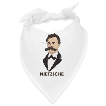 Nietzsche - Bandana - Weiß - Vorne