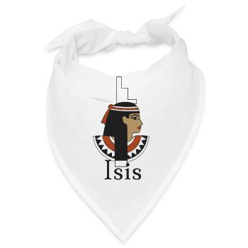 Isis Göttin des Universums - Bandana - Weiß - Vorne