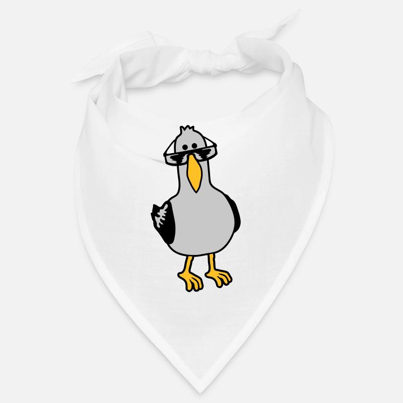 Cooler Blick Möwe Sonnenbrille Bandana
