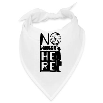 Nicht mehr da, es ist Sommer - Bandana - Weiß - Vorne