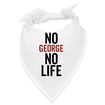 Kein George Kein Leben - Bandana - Weiß - Vorne