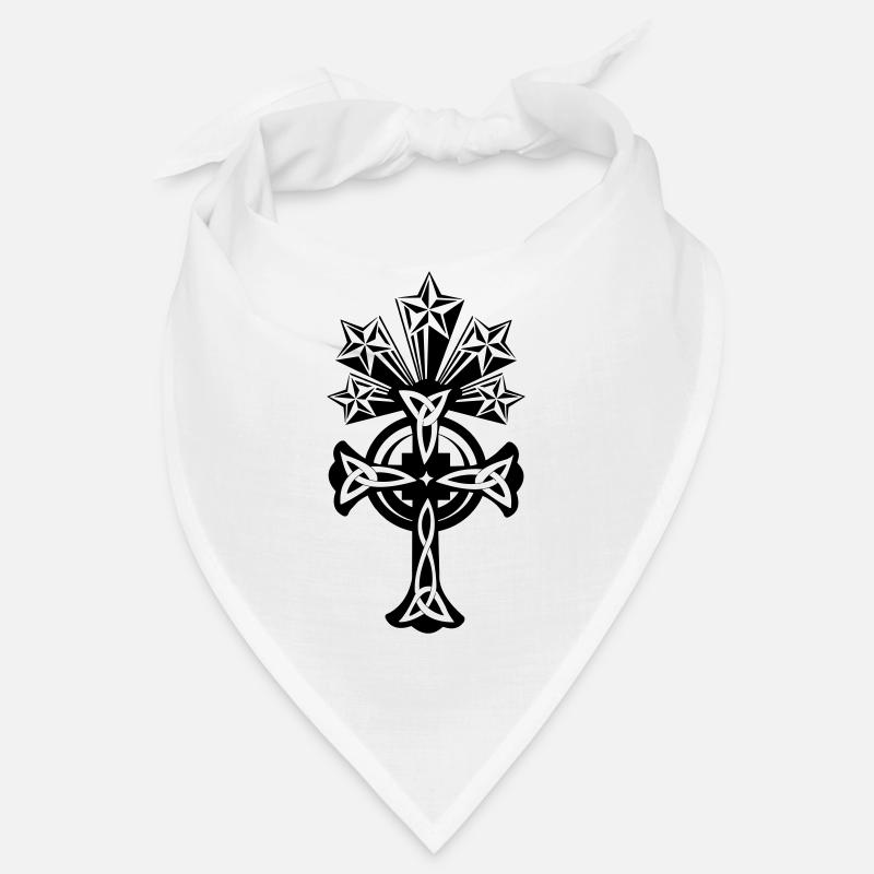 Croix celtique 5 étoiles Bandana