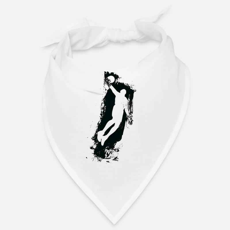 Basketball Air Man Schwarz Bandana