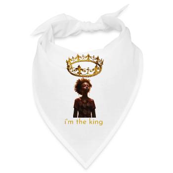 ICH BIN DER KÖNIG - Bandana - Weiß - Vorne