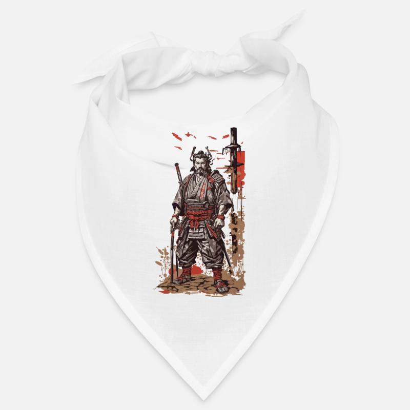 Vintage Samurai Retro Japan Flair Bandana