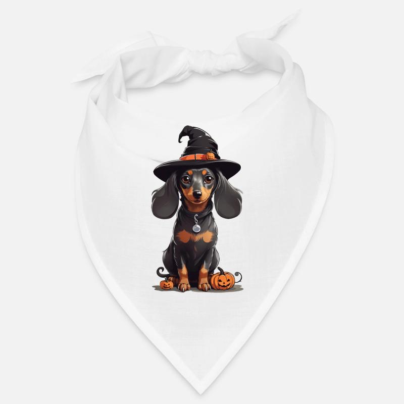 Sorcières teckel Halloween chien Magic Design Bandana