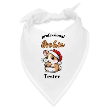 I love cookies! - Bandana - Weiß - Vorne