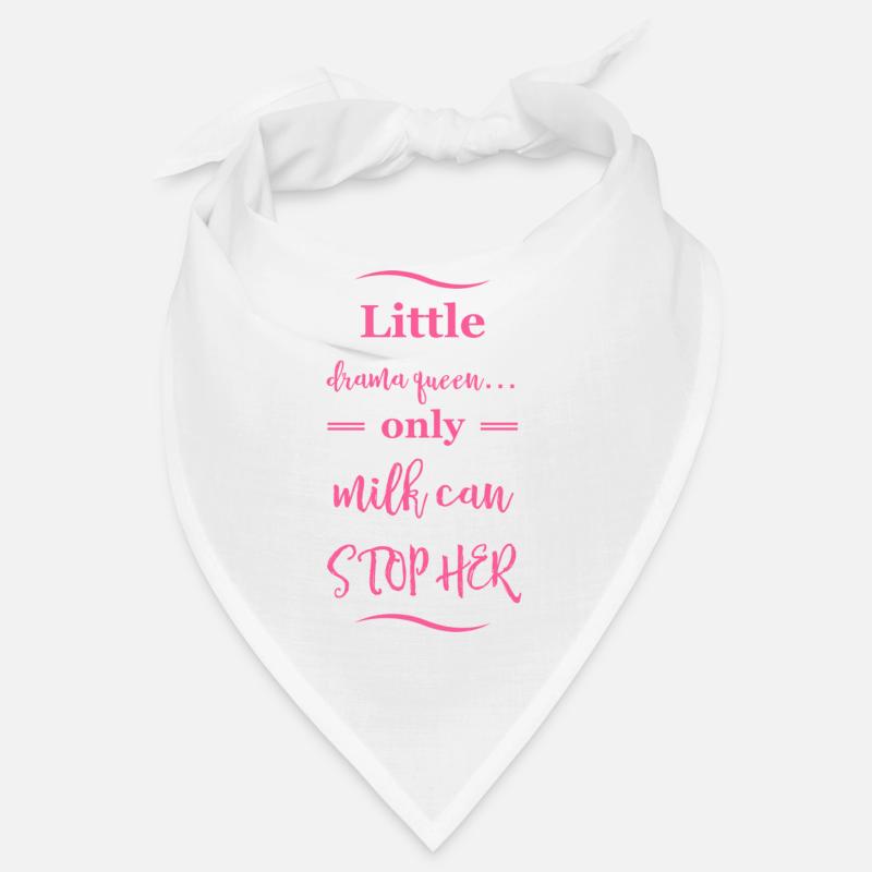 Citations de bébé Drama Queen - Bandana - blanc