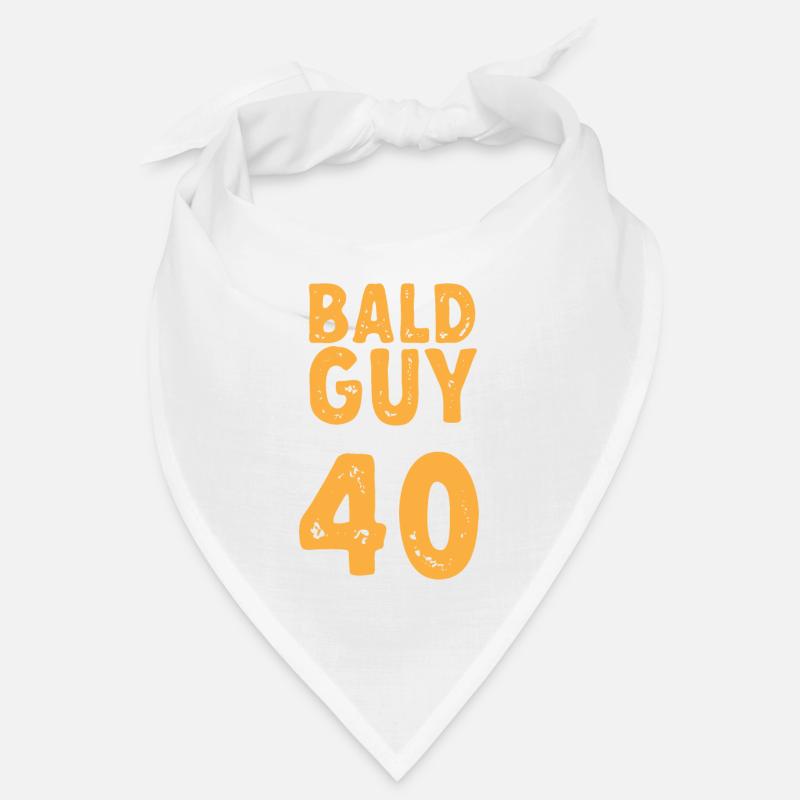Glatze Kahlköpfigkeit Bart Glatzkopf Bandana