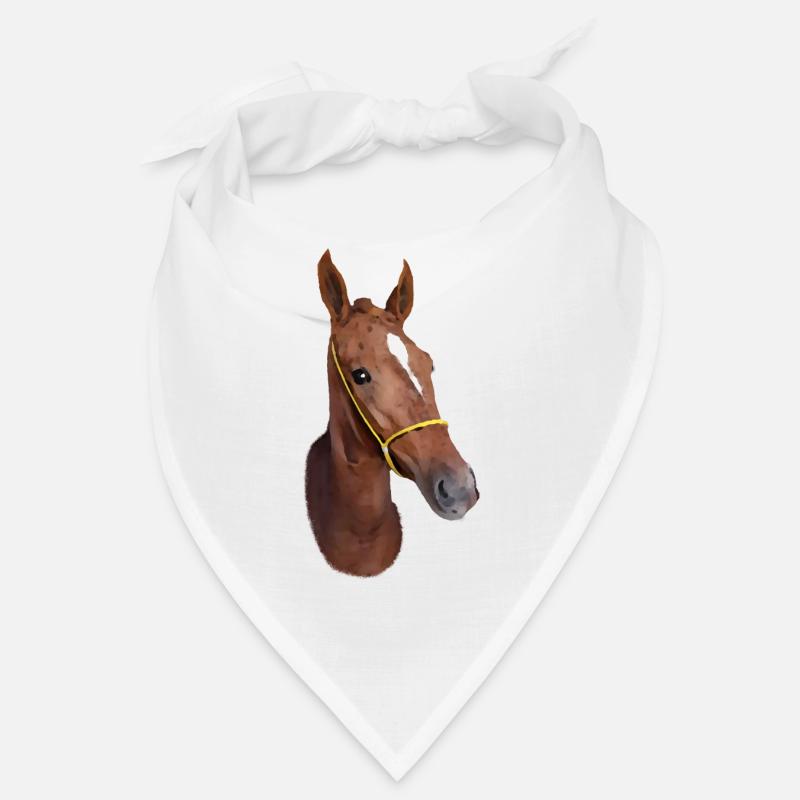 Stilisierter Pferdekopf Bandana