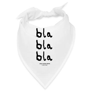 bla bla bla-dgn - Bandana - Weiß - Vorne